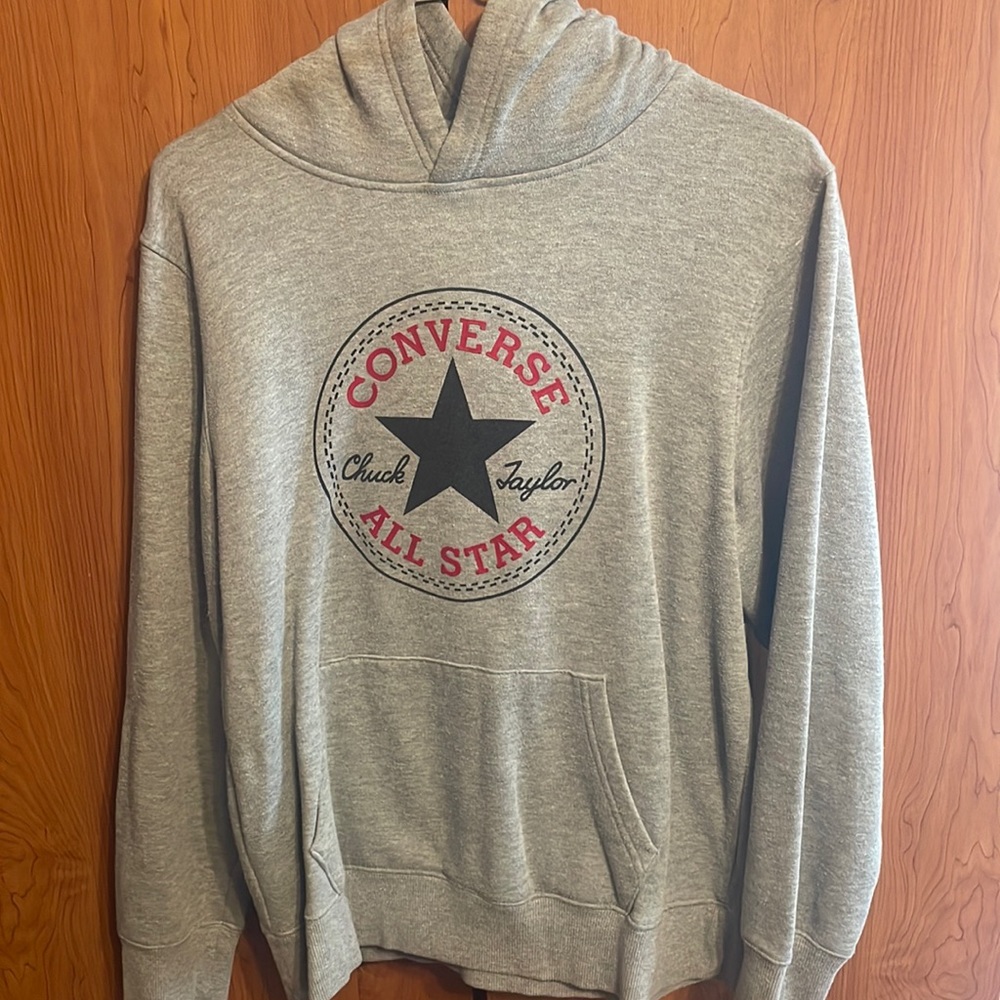 Converse Hoodie Gray Size XL Boys